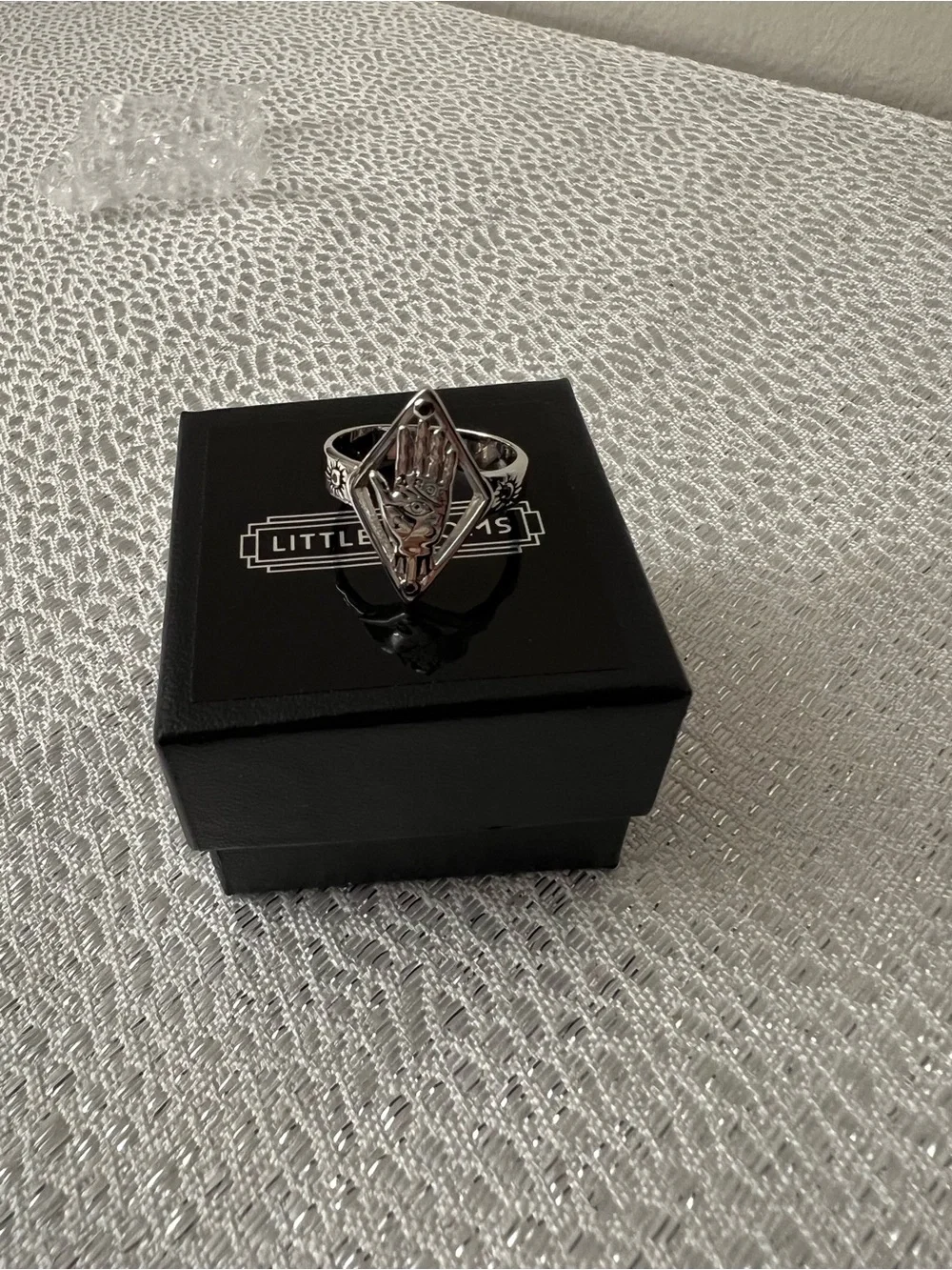 Little Rooms Fortune Ring Sterling Silver- Size 7
